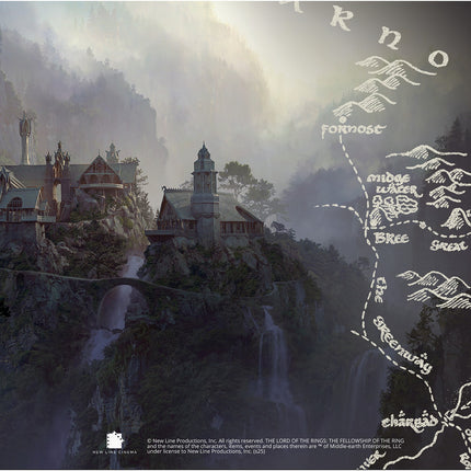 Tapis de souris LEXIP THE LORD OF THE RINGS - RIVEN XXL