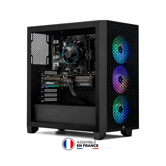PC Gamer CORSAIR 3000D - AMD Ryzen 5 5500 - AMD Radeon RX 9060 XT - 16 Go RAM DDR4 - SSD 1 To - SANS OS