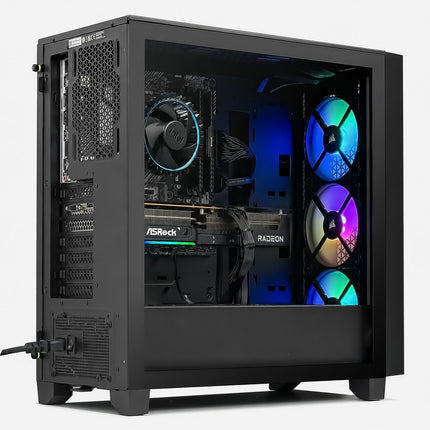 PC Gamer CORSAIR 3000D - AMD Ryzen 5 5500 - AMD Radeon RX 9060 XT - 16 Go RAM DDR4 - SSD 1 To - SANS OS