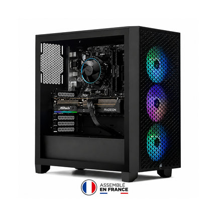PC Gamer CORSAIR 3000D R79070XTXFR - AMD Ryzen 7 5700X - AMD Radeon RX 9070 XT - 16 Go RAM DDR4 - SSD 1 To - SANS OS