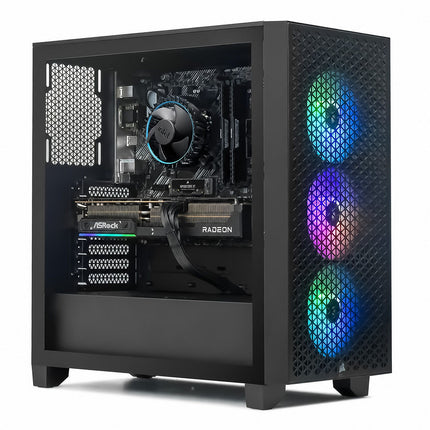 PC Gamer CORSAIR 3000D R79070XTXFR - AMD Ryzen 7 5700X - AMD Radeon RX 9070 XT - 16 Go RAM DDR4 - SSD 1 To - SANS OS