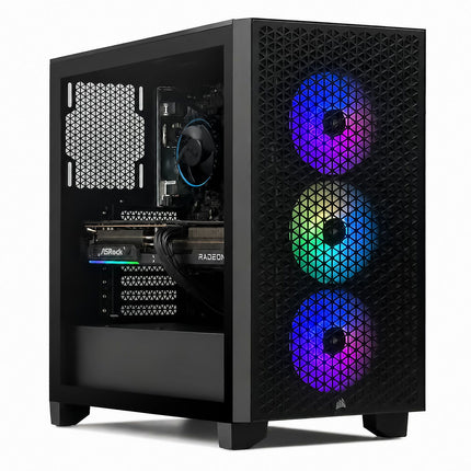 PC Gamer CORSAIR 3000D R79070XTXFR - AMD Ryzen 7 5700X - AMD Radeon RX 9070 XT - 16 Go RAM DDR4 - SSD 1 To - SANS OS