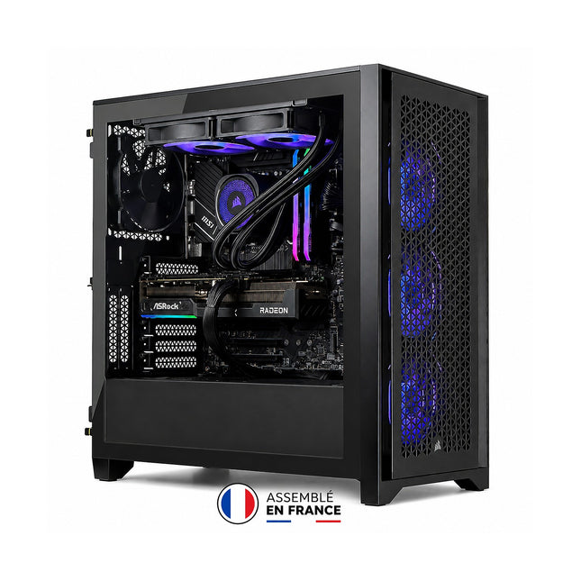 PC Gamer CORSAIR 4000D AMD9060R516GXFR - AMD Ryzen 5 5500 - AMD Radeon RX 9060 XT - 16 Go RAM - SSD 1 To - SANS OS