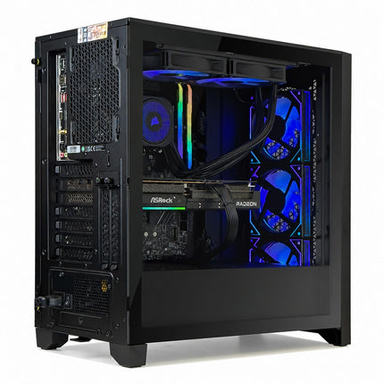 PC Gamer CORSAIR 4000D AMD9060R516GXFR - AMD Ryzen 5 5500 - AMD Radeon RX 9060 XT - 16 Go RAM - SSD 1 To - SANS OS