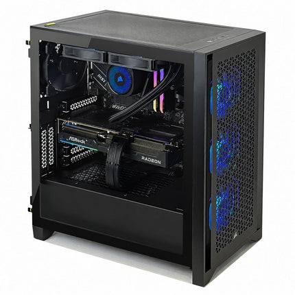 PC Gamer CORSAIR 4000D AMD9060R516GXFR - AMD Ryzen 5 5500 - AMD Radeon RX 9060 XT - 16 Go RAM - SSD 1 To - SANS OS