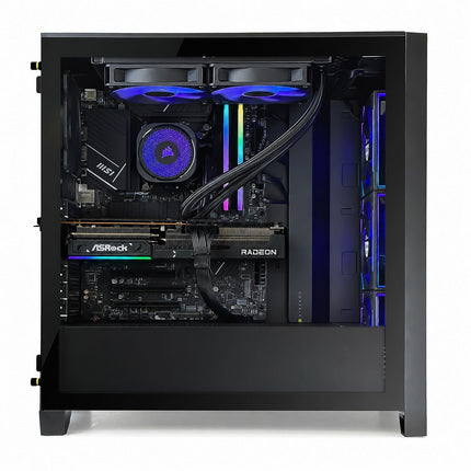 PC Gamer CORSAIR 4000D AMD9060R516GXFR - AMD Ryzen 5 5500 - AMD Radeon RX 9060 XT - 16 Go RAM - SSD 1 To - SANS OS