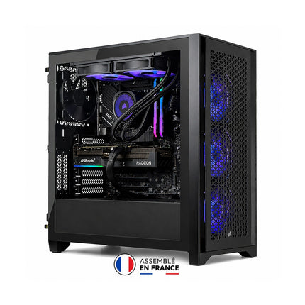 PC Gamer CORSAIR 4000D - AMD Ryzen 7 5700X - AMD Radeon RX 9070 XT - 16 Go RAM DDR4 - SSD 1 To - SANS OS