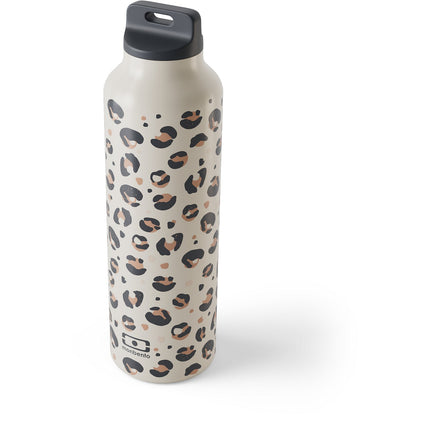 Bouteille isotherme MONBENTO MB Steel avec infuseur - Leopard