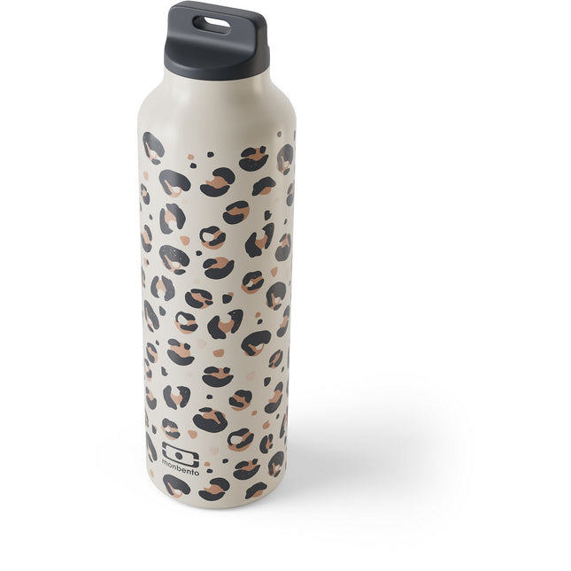 Bouteille isotherme MONBENTO MB Steel avec infuseur - Leopard