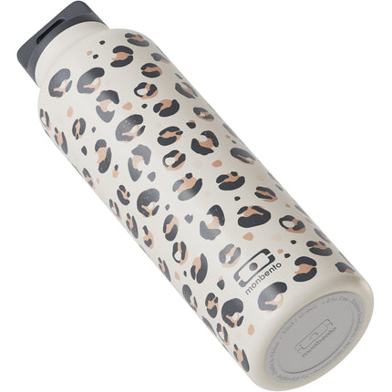 Bouteille isotherme MONBENTO MB Steel avec infuseur - Leopard