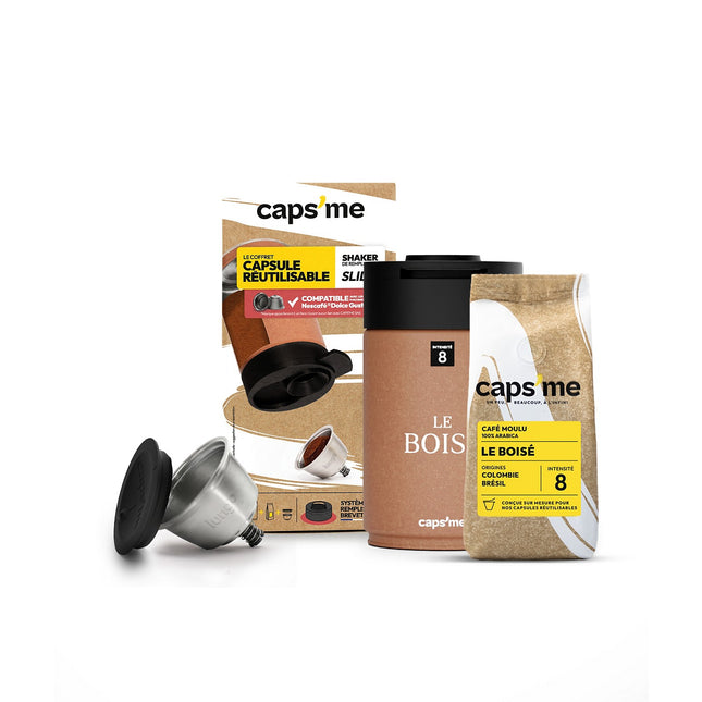 Coffret CAPS ME Coffret Slide compatible avec les machines Nescafé® Dolce Gusto®