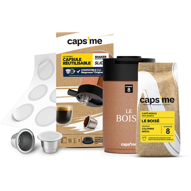 Coffret CAPS ME Coffret Slide compatible avec les machines Nespresso® Original