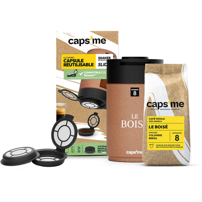 Coffret CAPS ME Slide compatible avec les machines Senseo®