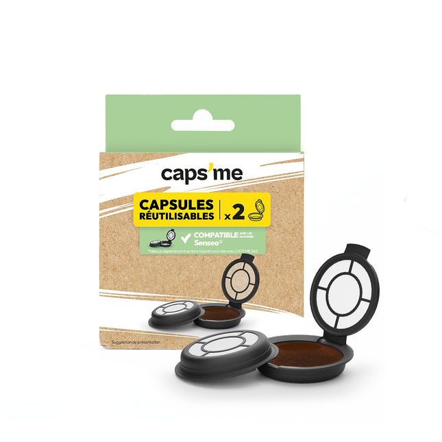 Capsule réutilisable CAPS ME compatibles avec les machines Senseo®