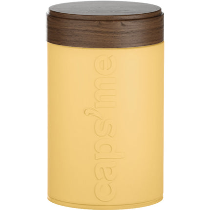 Boite à café CAPS ME à café jaune contenance 250g