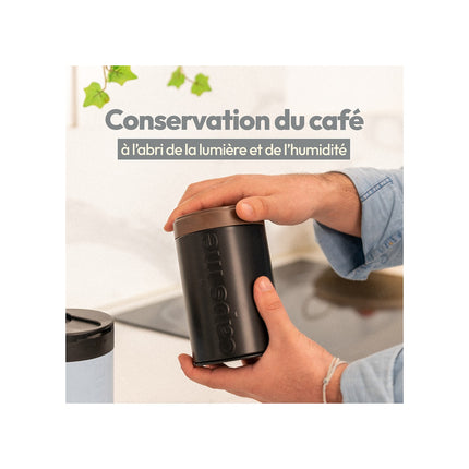 Boite à café CAPS ME à café jaune contenance 250g