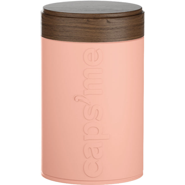 Boite à café CAPS ME à café rose contenance 250g
