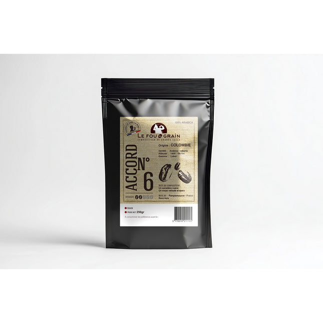 Café en grain LE FOU DU GRAIN 250G Ethiopie - Intensité 2