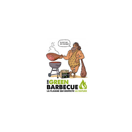 Charbon de bois GREENBBQ écologique noyaux d'olives 4kg