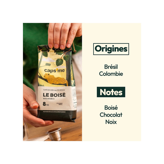 Café moulu CAPS ME Le Boisé 200g