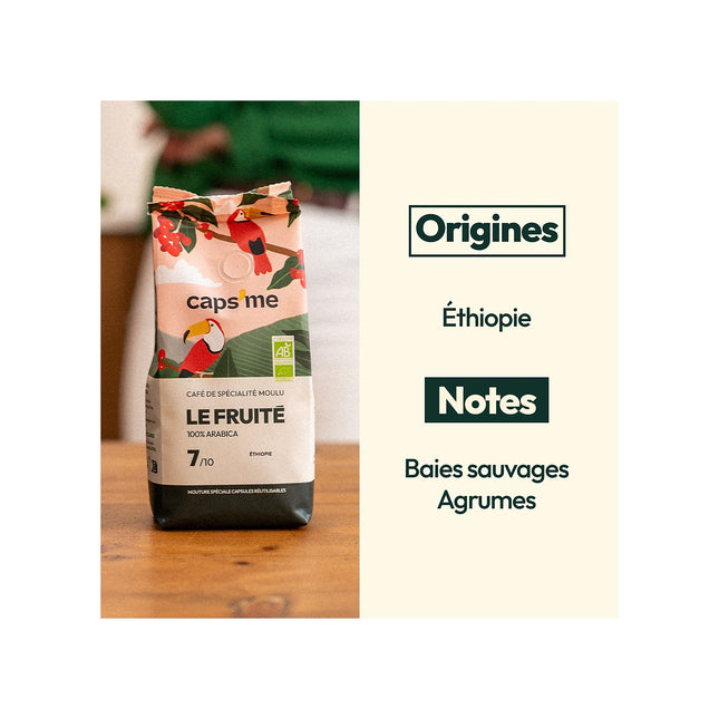 Café moulu CAPS ME de spécialité Le Fruité 200g