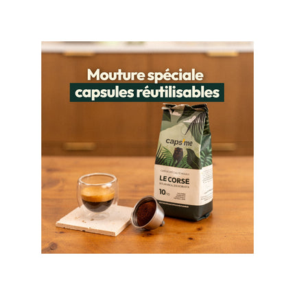 Café moulu CAPS ME de spécialité Le Corsé 200g