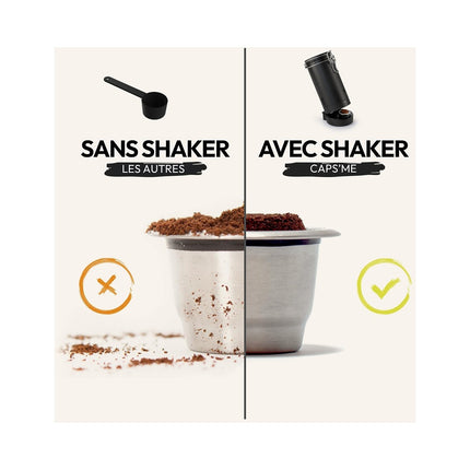 Coffret CAPS ME Noir compatible avec les machines Nespresso® Original,