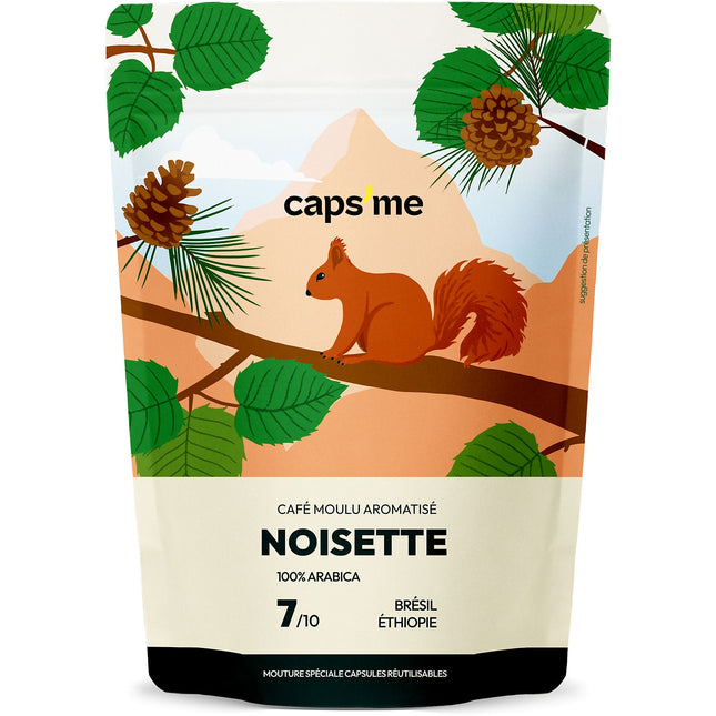Café moulu CAPS ME aromatisé Noisette 200g
