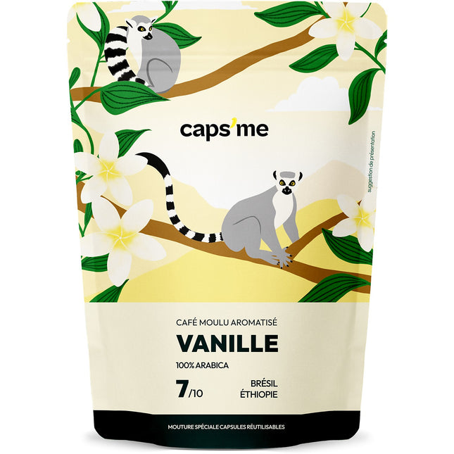 Café moulu CAPS ME aromatisé Vanille 200g