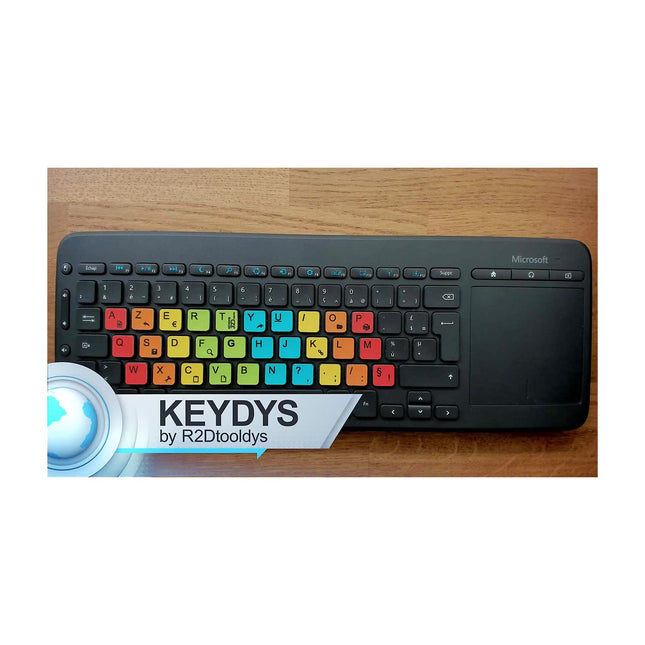 Sticker clavier R2DTOOLDYS Dyslexique Windows