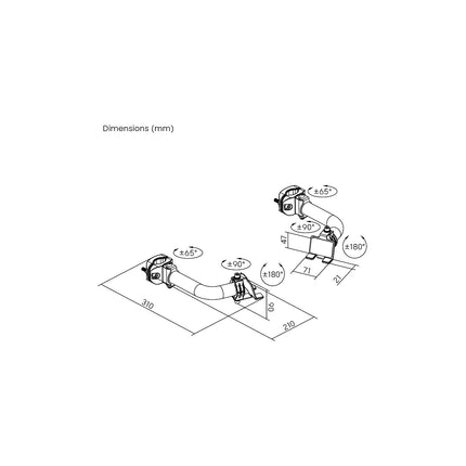 Accessoire de gestion d'écran OPLITE Ultra Wide