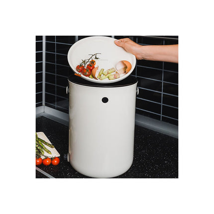 Composteur de cuisine BOKASHI Organico 2 set de 2 bacs 9.6L blanc