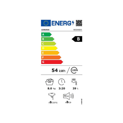 Lave linge hublot GORENJE WEI84BDS Reconditionné