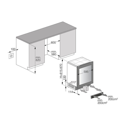 Cave à vin polyvalente ASKO WU886G2FNB1
