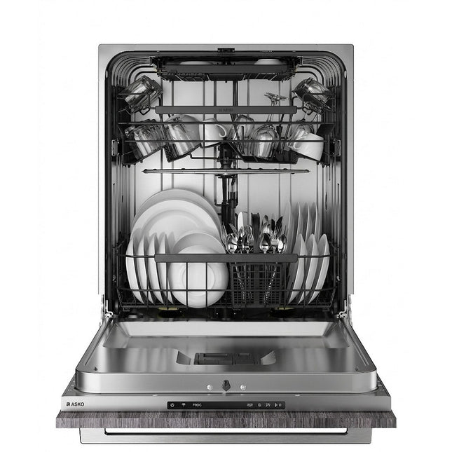 Lave vaisselle encastrable ASKO DSD544B écran tactile et bras de lavage inox