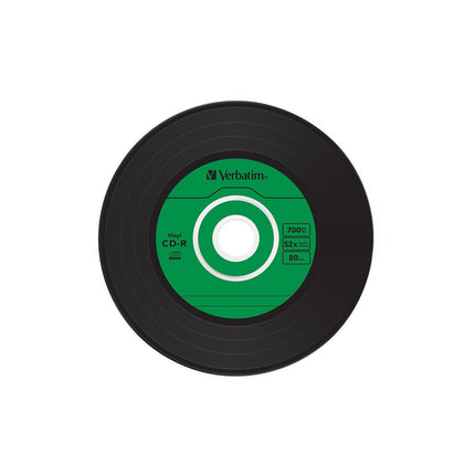 CD vierge VERBATIM CD-R Data Vinyl 700MB 10PK Slim 52x