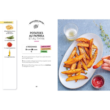 Livre de cuisine DESSAIN ET TOLRA Recettes au Cookeo extra crisp