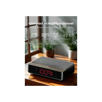 Radio réveil ESSENTIELB RRVI-100 Charge Induction