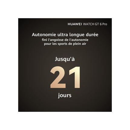 Montre connectée HUAWEI Watch GT6 Pro 46mm Noir