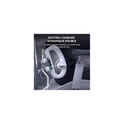 Fauteuil ergonomique SIHOO S300 chaise ergonomique ergo blanc