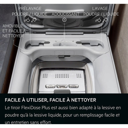 Lave linge top AEG LTR8C7313DS