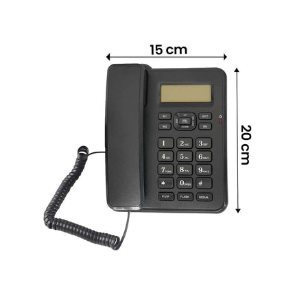 Téléphone sans fil AVIZAR Filaire avec Haut-parleur et Écran LCD