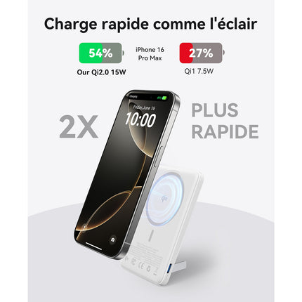 Batterie externe INIU 5000 mAh MagPro slim