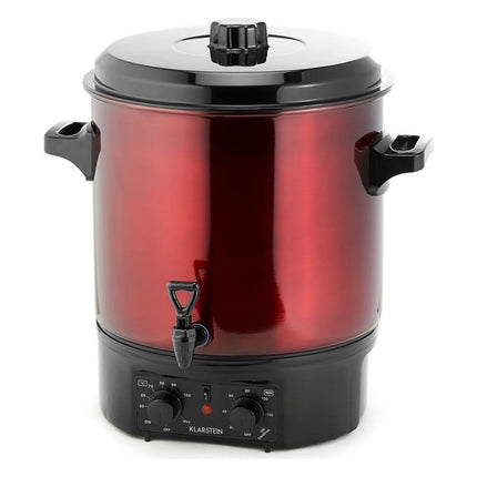 Stérilisateur de bocaux KLARSTEIN Biggie 27L 2000W Rouge Reconditionné