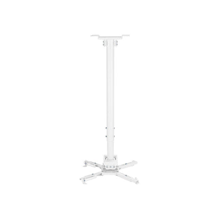 Support vidéoprojecteur KIMEX plafond, hauteur 75-115 cm, blanc