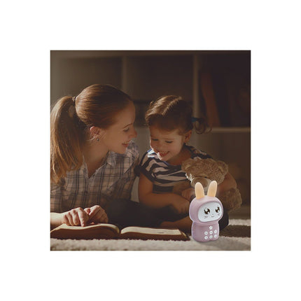 Veilleuse MOOOV Lapin Pompon avec bruits blancs - rose