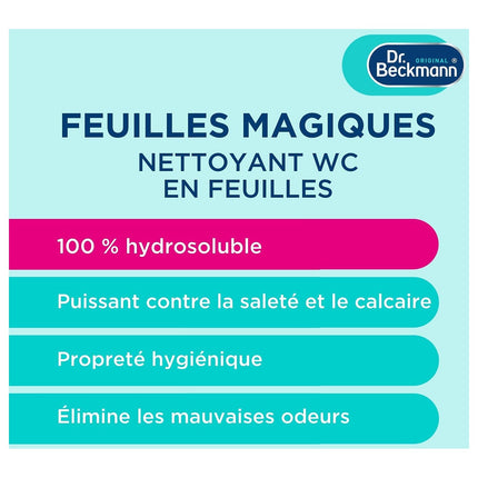 Nettoyant DR BECKMANN Feuilles Magiques – WC – Fraîcheur Agrumes