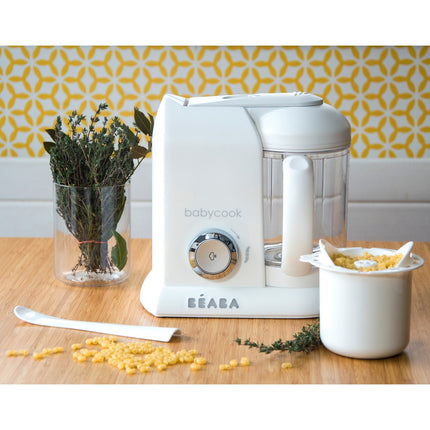 Mixeur Cuiseur Bébé BEABA Babycook solo white/silver