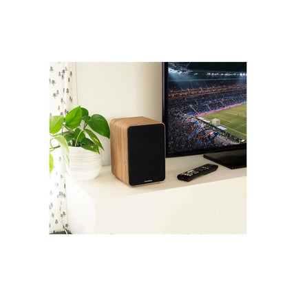 Enceinte bibliothèque THOMSON 100W Musicaux - Marron