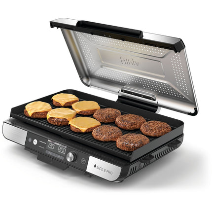 Plancha électrique NINJA GX101EU gris grill/plancha intérieurXL à poser, 47x24.7 cm
